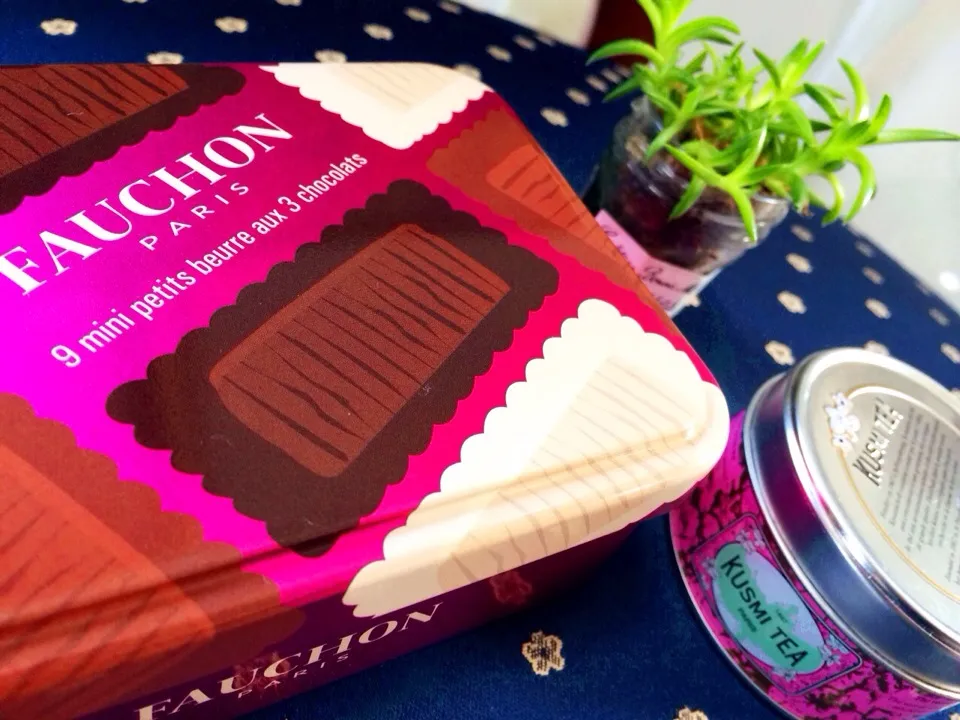 Snapdishの料理写真:FAUCHON & KUSUMI TEA💕🇫🇷|chieさん