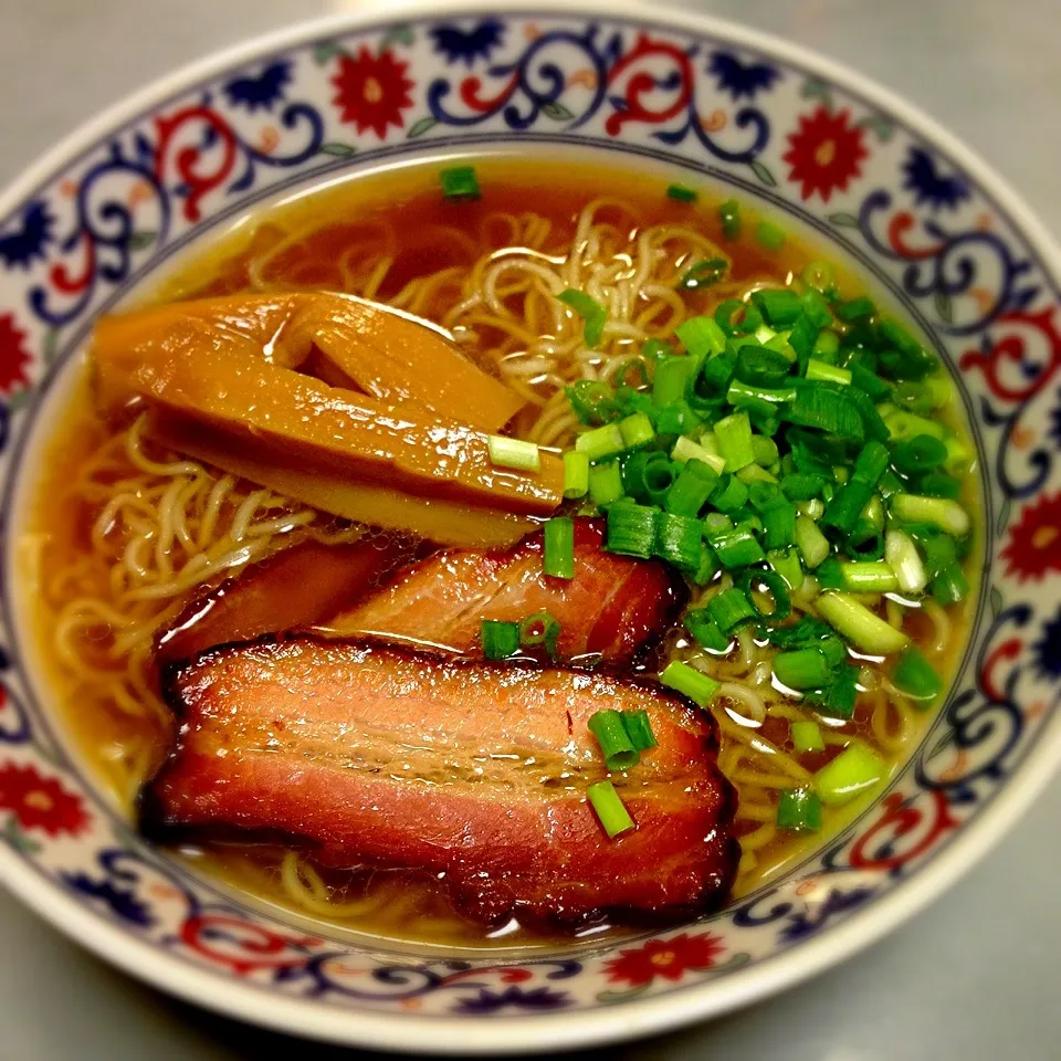 本日の家ラーメン！ 飛騨高山らーめん 桔梗屋 すごくシンプルな醤油ラーメン ちょっと茹ですぎちゃった（≧∇≦）|Keitaさん