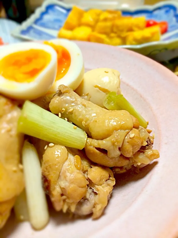 鶏骨付きと玉子のうま煮|みさとさん