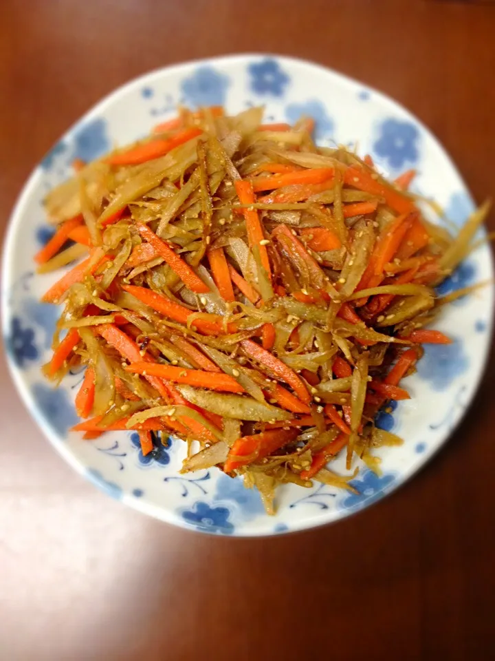 Burdock root sauteed and simmered ごぼうのきんぴら|Mama Kathi Dinerさん