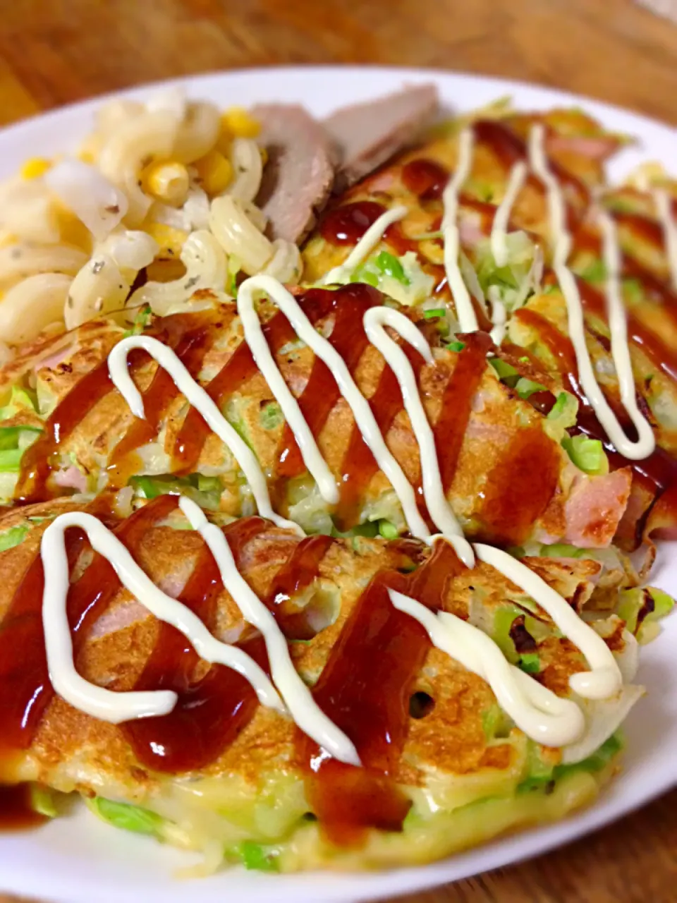 お好み焼きプレート（Okonomiyaki, Western Japanese Soul Food）|さっくんさん