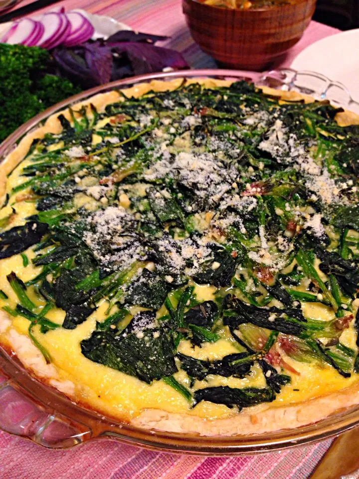 Spinach n potato quiche :)|mさん