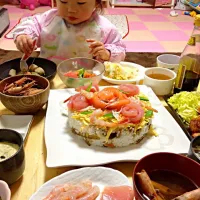 Snapdishの料理写真:ひな祭り|まろんさん