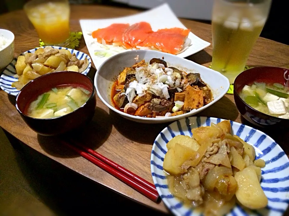 はちみつ肉じゃが 陳麻婆豆腐の素で作った炒めもの|Yuko Kobayashiさん