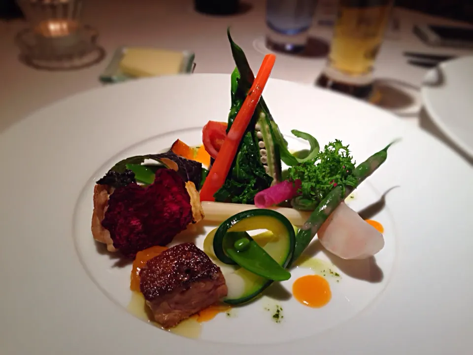 Foie gras & veg salad|willzさん