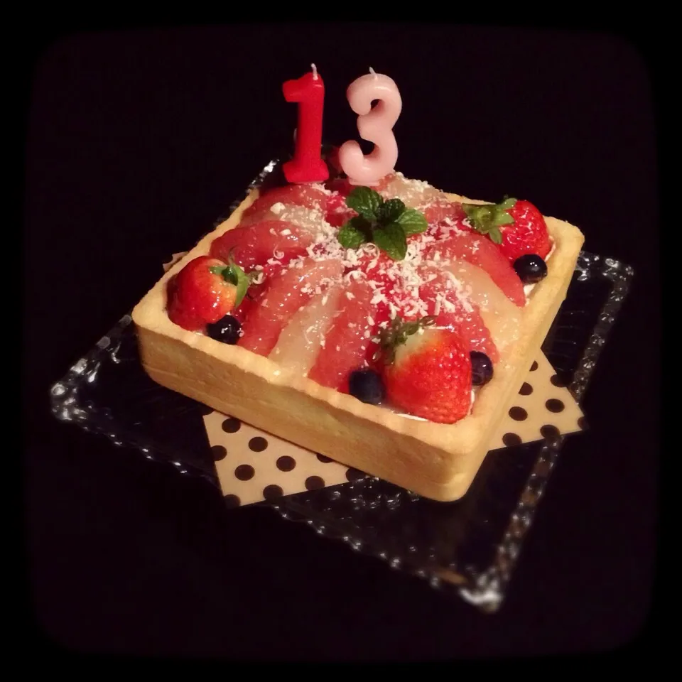 Snapdishの料理写真:長男 13th Birthday Cake 🎂|さわこさん