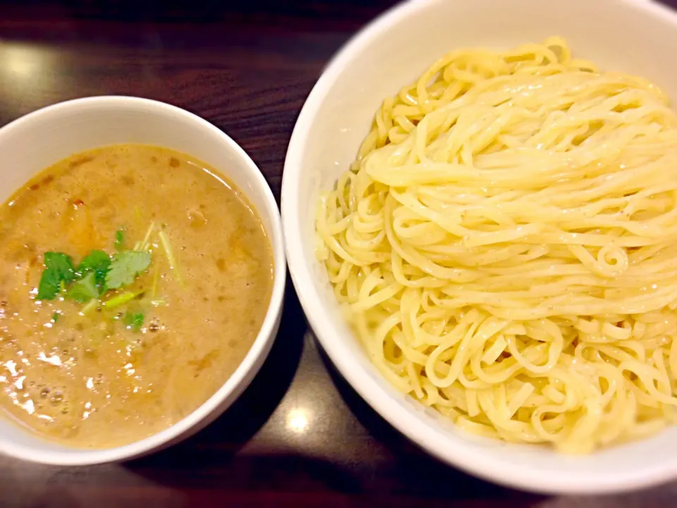 比内地鶏白湯つけ麺@らあ麺Cliff|くけこさん