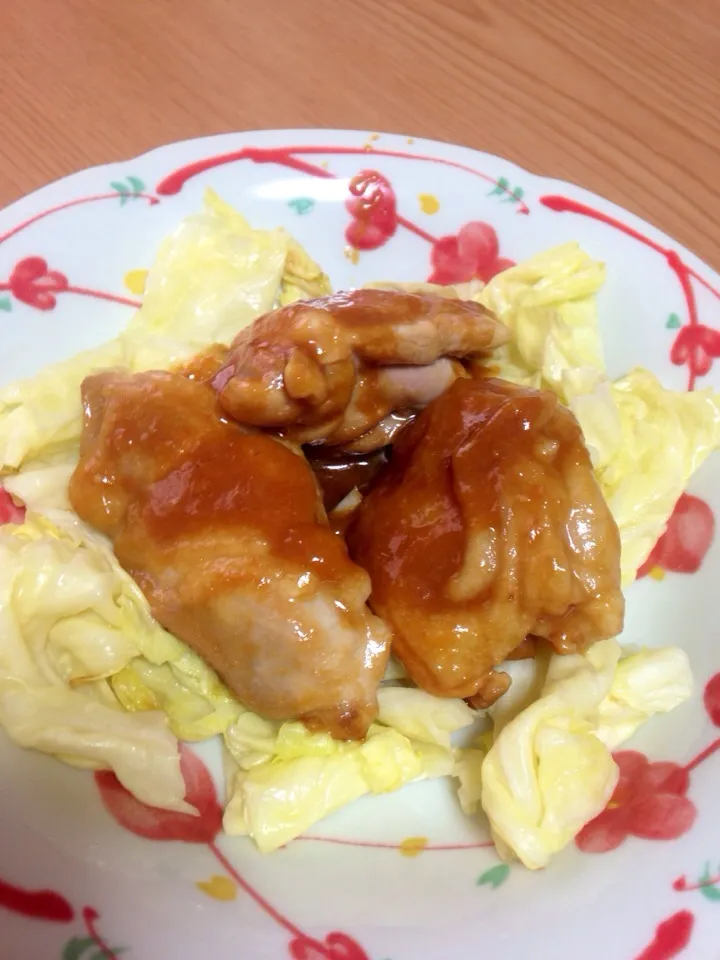 鶏もも肉の味噌ダレ焼き|あさみさん