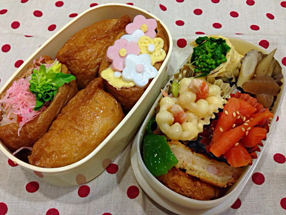 Snapdishの料理写真:3月3日 お雛さま弁当🎎|sakuramochiさん