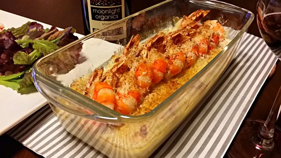 ポテトとシュリンプのゴルゴンゾーラグラタン|Ssさん