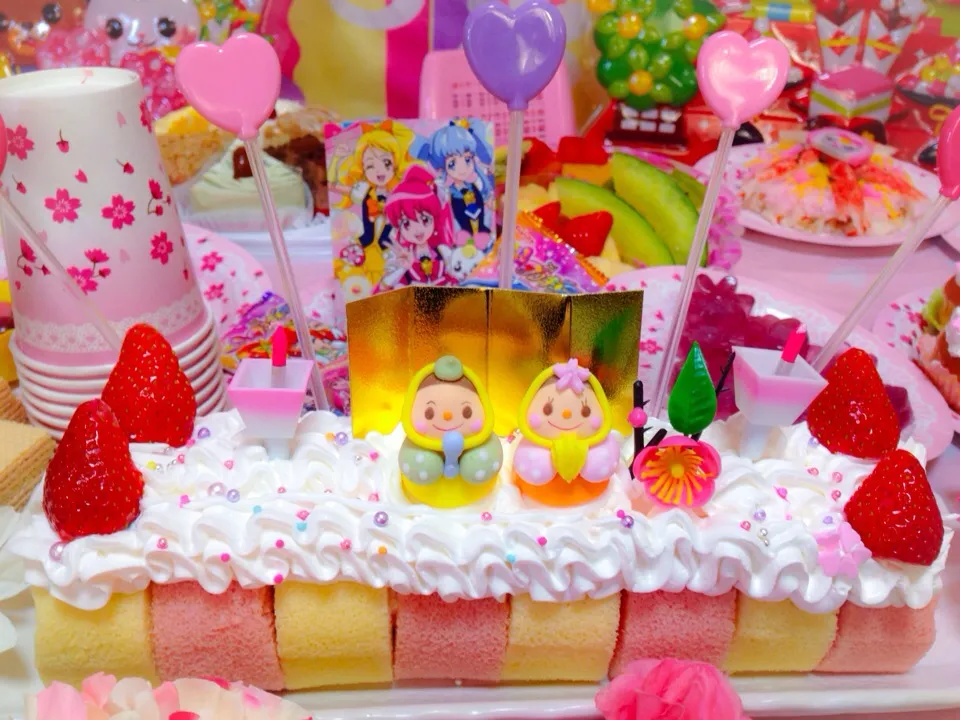 hinamatsuri roll cake|cakeitupさん