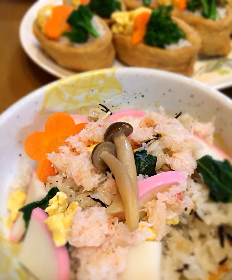 Snapdishの料理写真:ひな祭り🌸混ぜご飯|はやちんさん