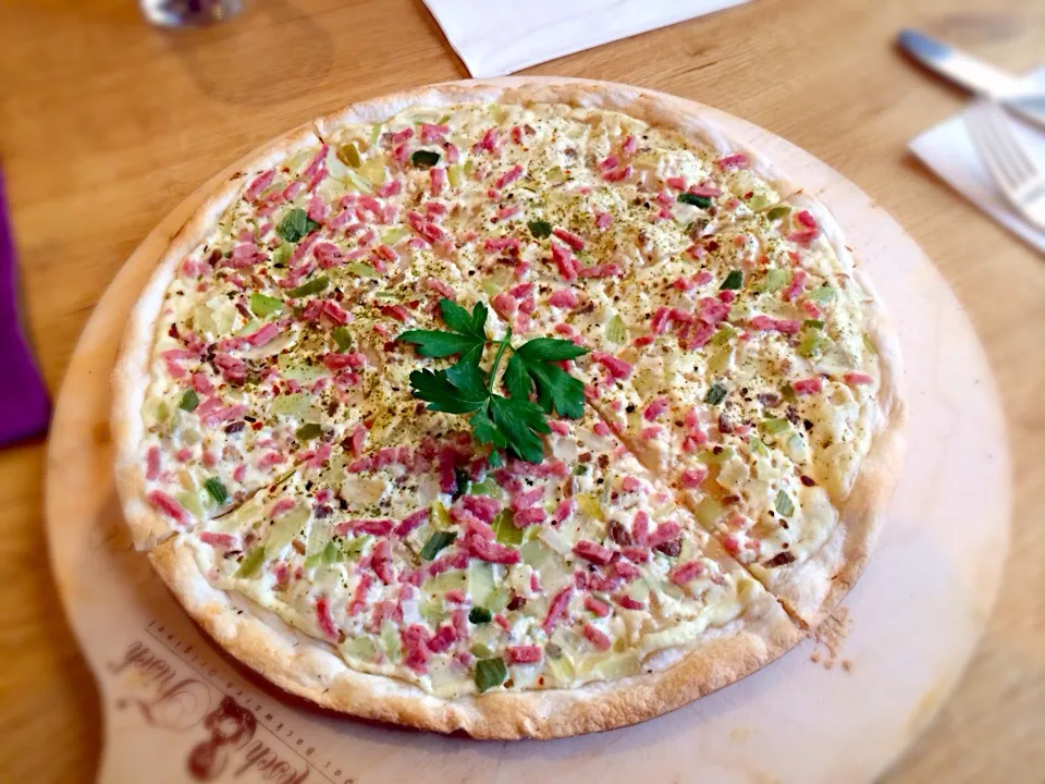 Flamm#kuchen#yummy#bacon#onion#|Johannes Huberさん