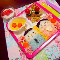 Snapdishの料理写真:ひな祭り＊Kids用＊|Rinさん