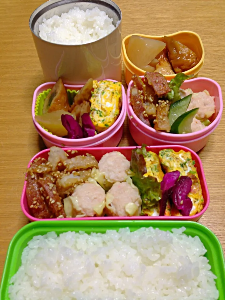 Snapdishの料理写真:３月４日2人弁当|川上千尋さん