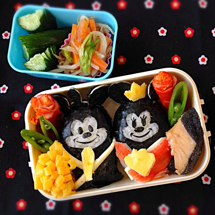 Snapdishの料理写真:ミキミニ♪おひなさま弁当♪|あけみさん