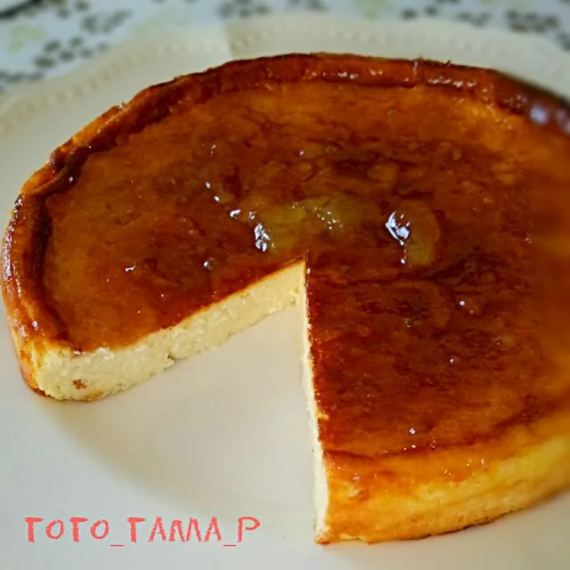 水切りヨーグルトでなんちゃってチーズケーキ(*≧∀≦*)|♡tama♡さん