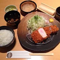 金華豚 得厚ロースカツ定食|井崎正浩さん