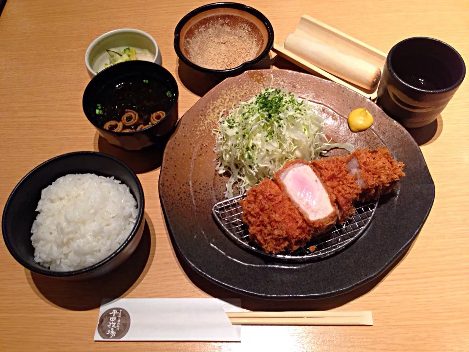 金華豚 得厚ロースカツ定食|井崎正浩さん