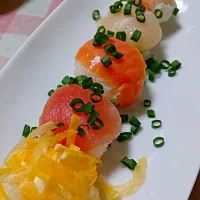 Snapdishの料理写真:手鞠寿司|sakuraさん