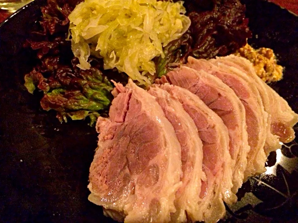 Snapdishの料理写真:豚スネ肉 アイスバイン風|kazzさん