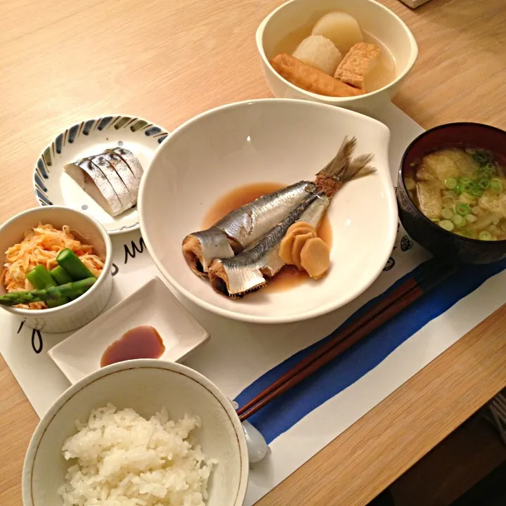 Snapdishの料理写真:今晩も魚で和食です☆|TToshipieさん