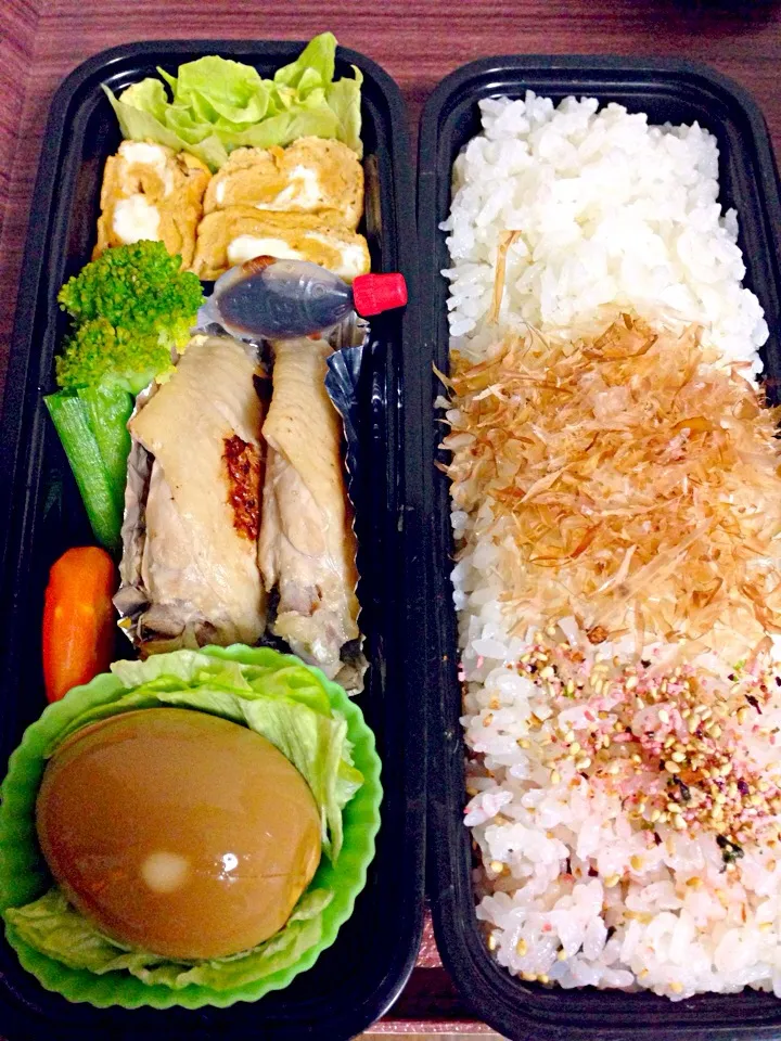 Snapdishの料理写真:Bento my husband  by Wife Thailand|Kodomo cookking 2さん