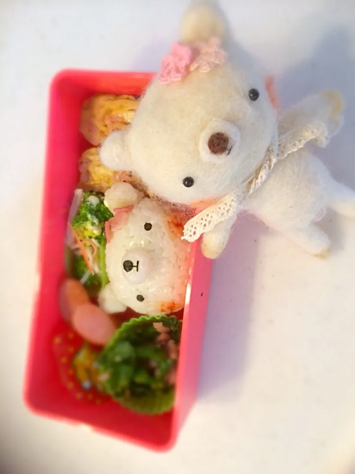 お気に入りクマさん弁当♡|Fumiko Okabe Kunisueさん