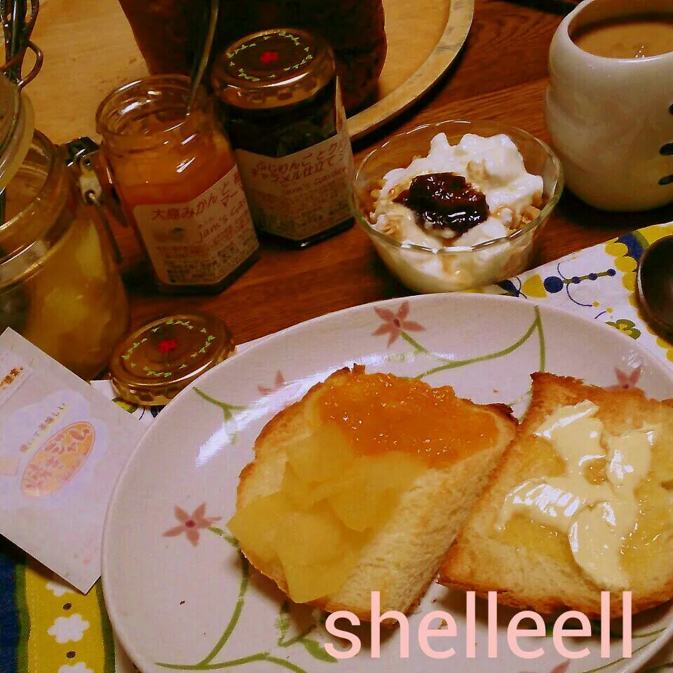 トロ～～焼きジャムトーストで朝ご飯|シェリリンさん