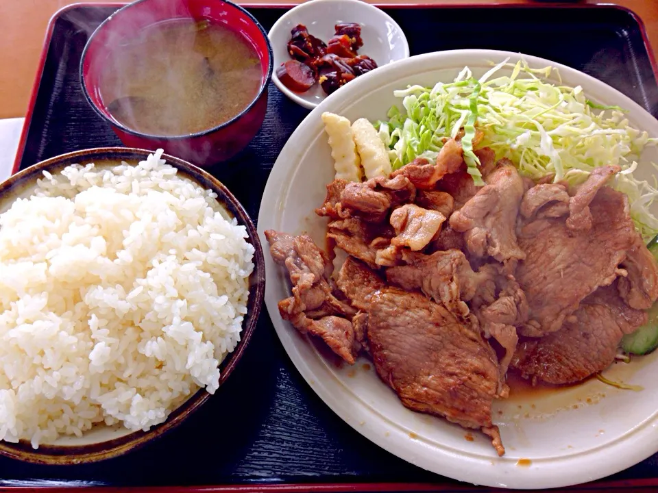 生姜焼き定食（＾＿＾）☆|シュンさん