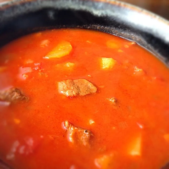 Snapdishの料理写真:Wild boar goulash|Laura A. Reimerさん