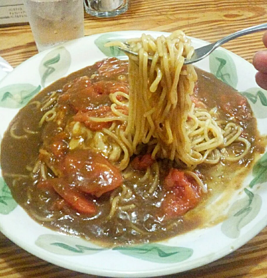 トマトチーズカレーパスタ|哲さん