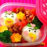 Snapdishの料理写真:はなかっぱ弁当♡|chee0323さん