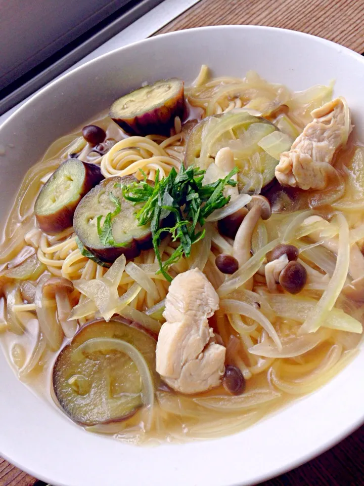 和風スープパスタ|小島啓寿さん