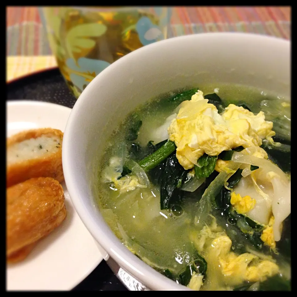 餃子で中華スープ|ちぇさん