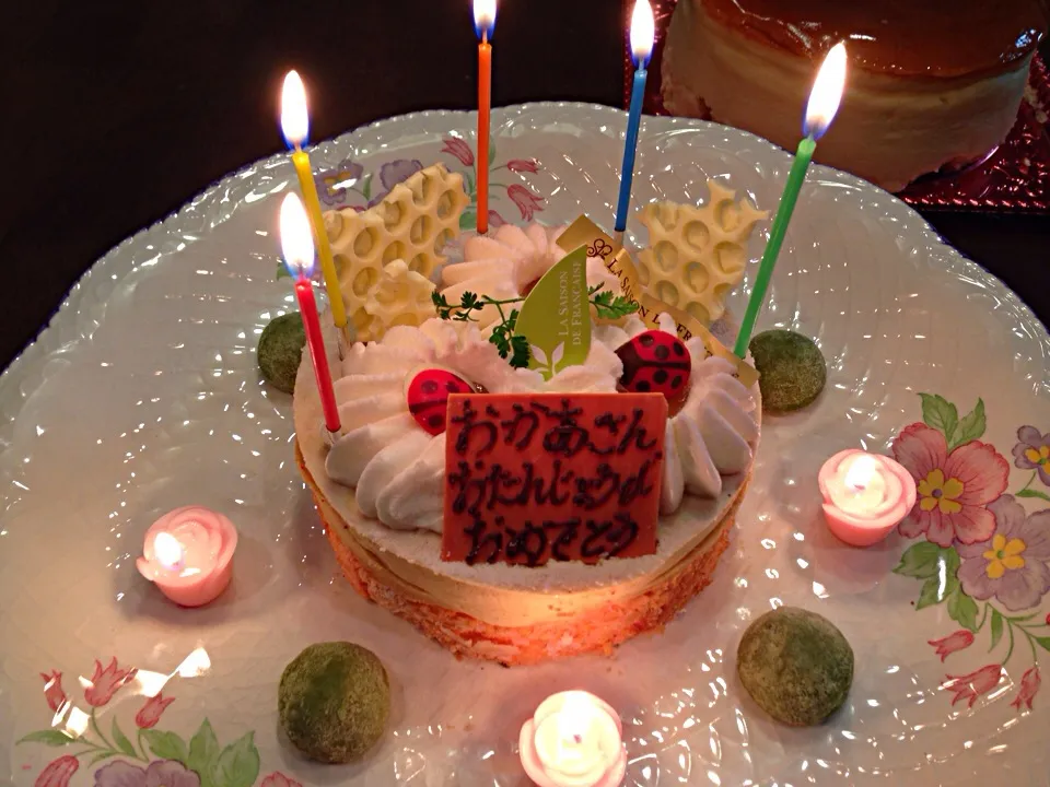 Snapdishの料理写真:誕生日のケーキ 娘から😍|junkoさん