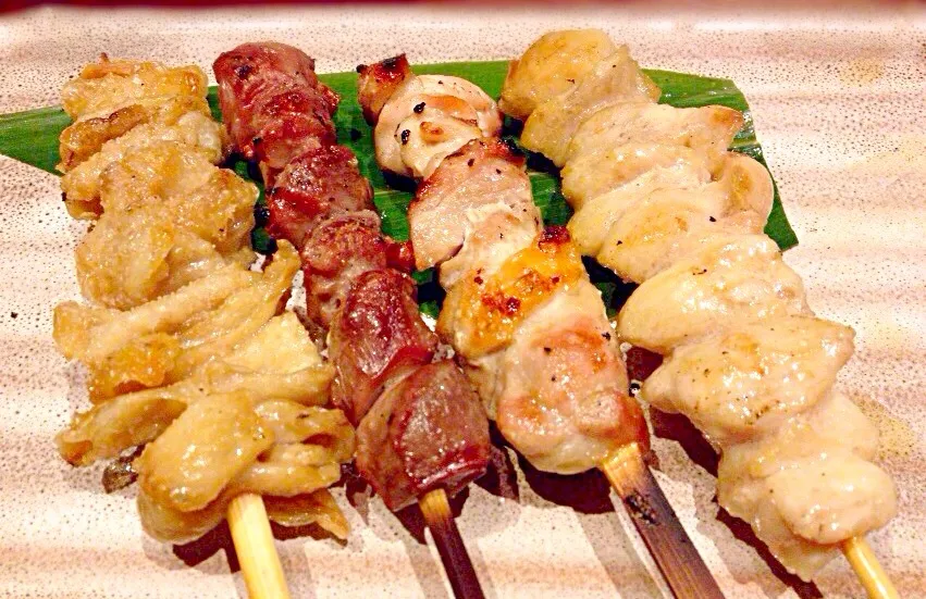 Assorted Grilled Chicken Pieces ( Yakitori )|Liezlさん