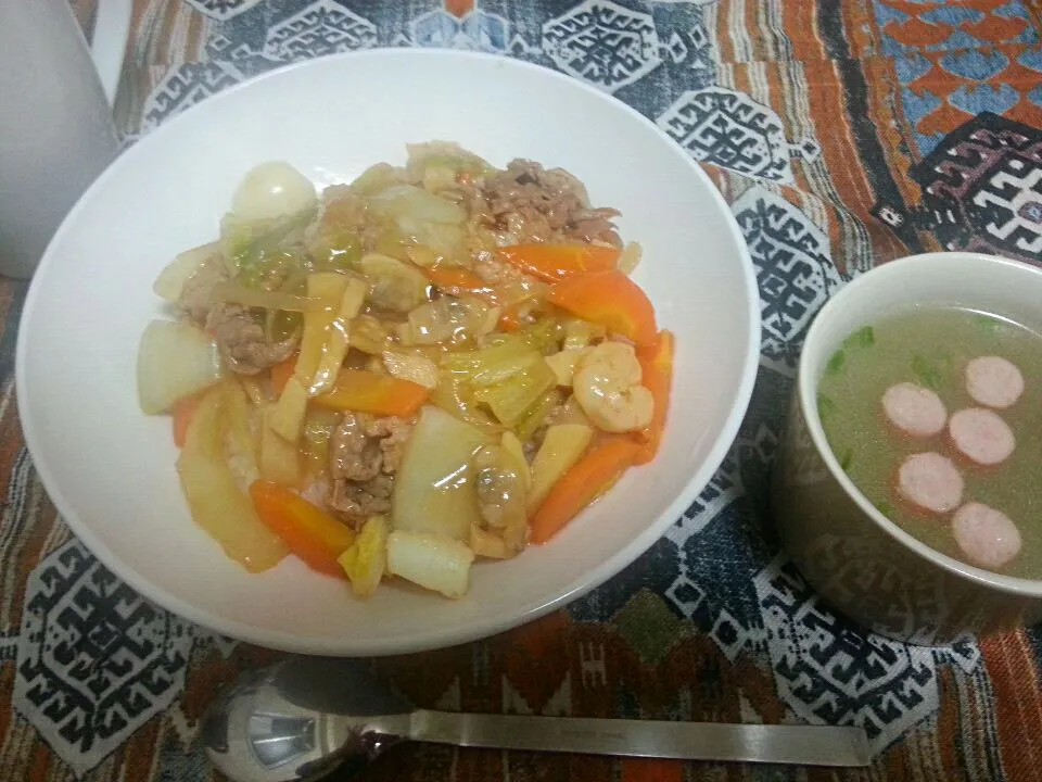 中華丼♪|あさみさん