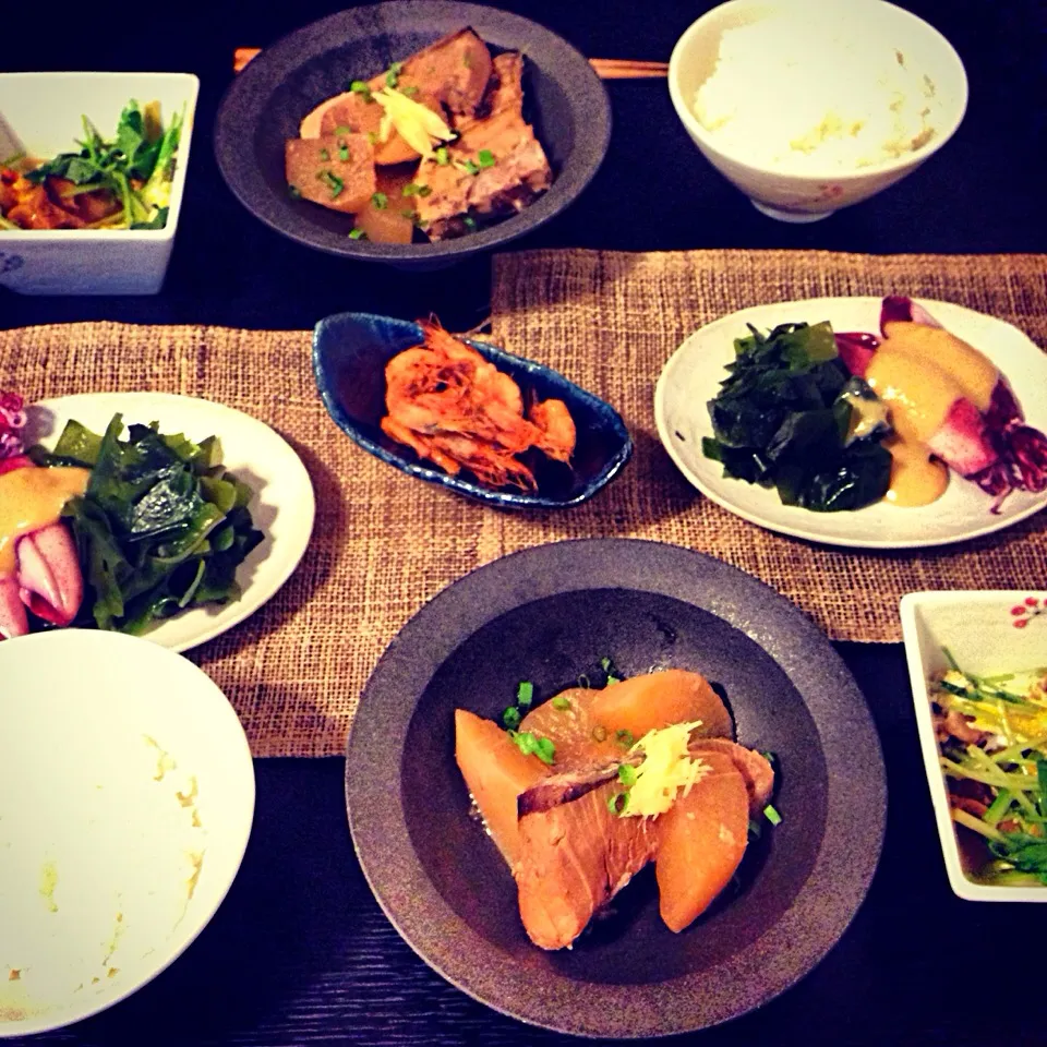 Snapdishの料理写真:今日の夜ご飯  2014.3.5|あいこ ⁎ˇ◡ˇ⁎さん