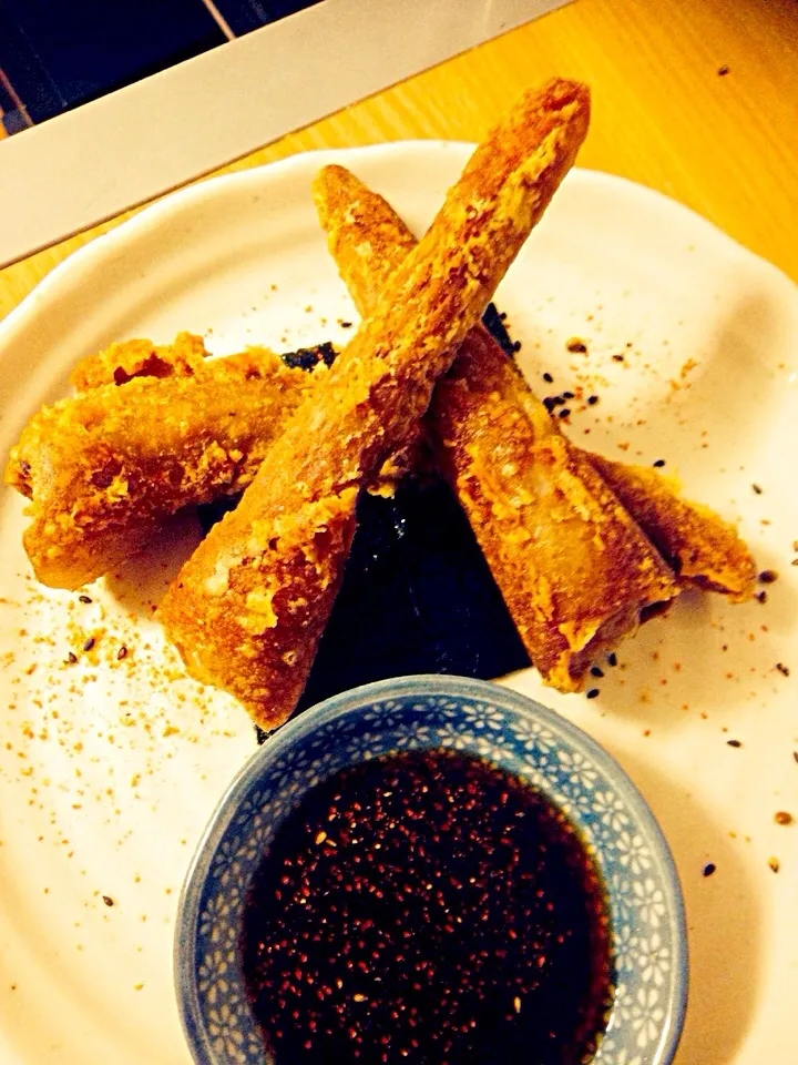 Snapdishの料理写真:Crispy pork tail the Phil, Jap.|Jefferson M. Macalindongさん