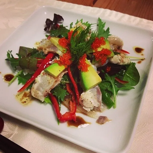 Seared sea bream salad|Kumigarさん