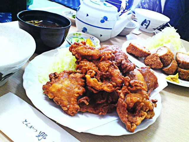 若どり唐揚定食|麻紀子さん