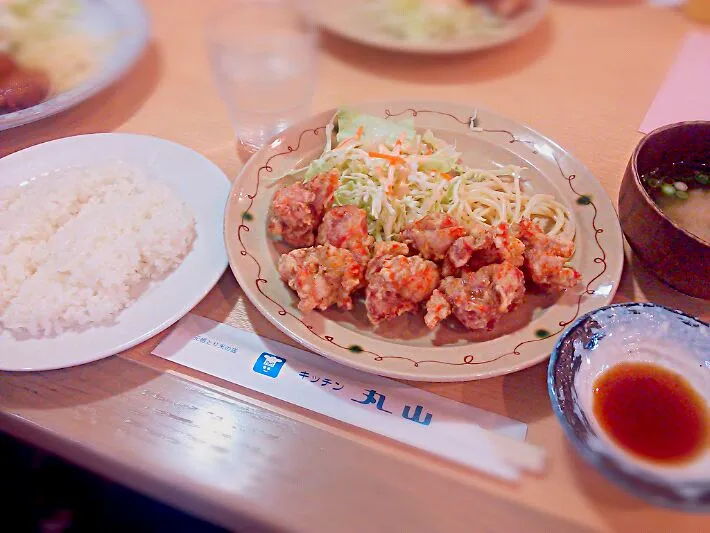 とり天定食|とみーさん