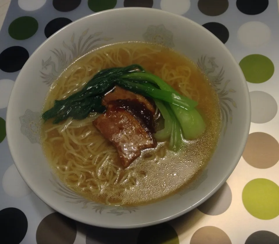 シロクマラーメン^o^ と東皮煮、青梗菜|Keiko Kawaguchiさん