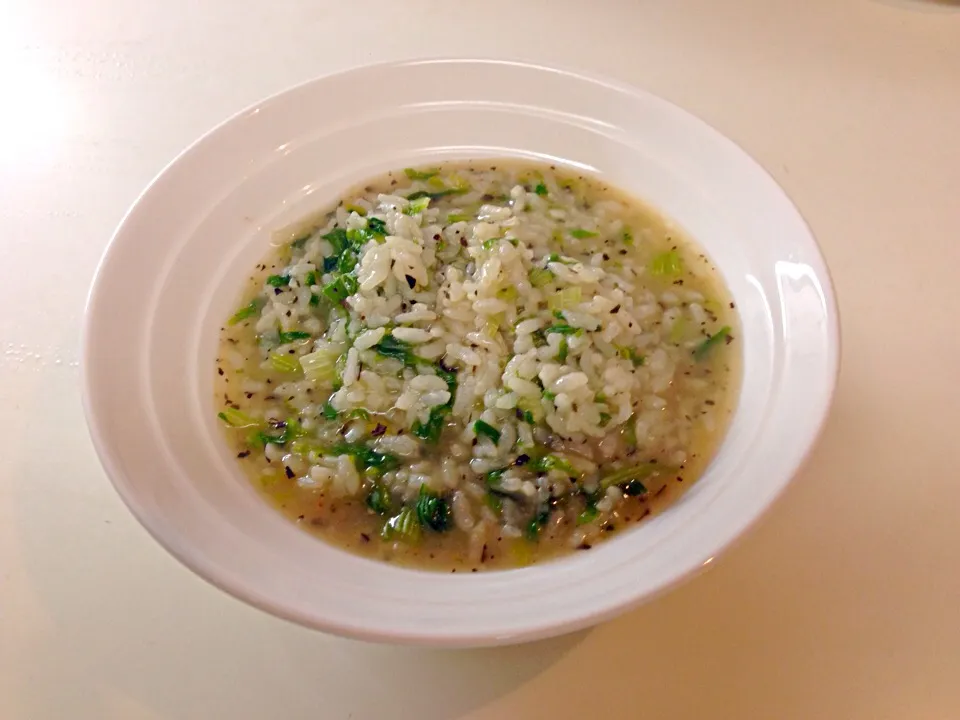 Snapdishの料理写真:Risotto di sedano al basilico ✨|mahyaさん