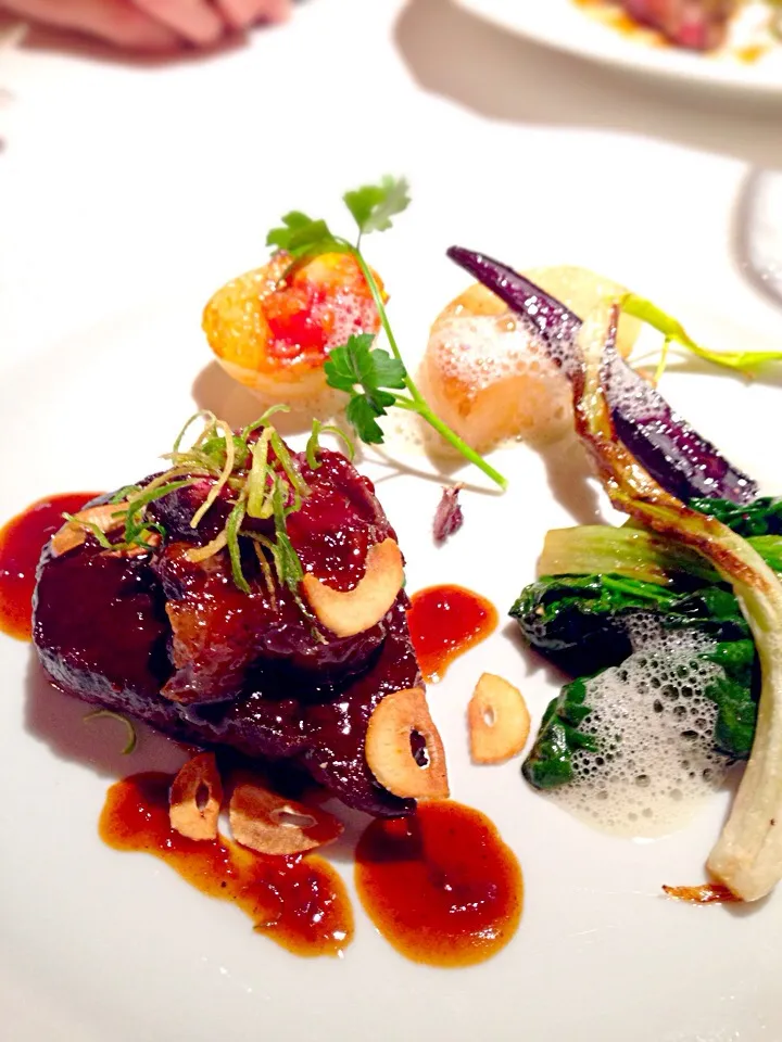 Venison steak with seasonal vegetables|Funky Chefさん