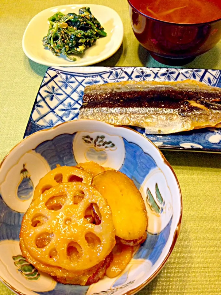 ともさんの料理 薩摩芋と蓮根のデパ地下風|ゆっきさん