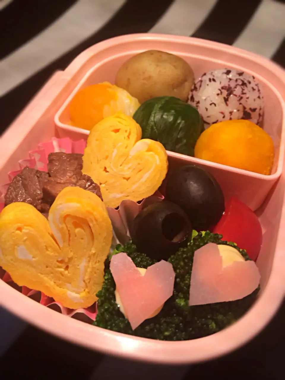 Snapdishの料理写真:今日の娘のお弁当♡|Kobe mommy& co. （子）さん