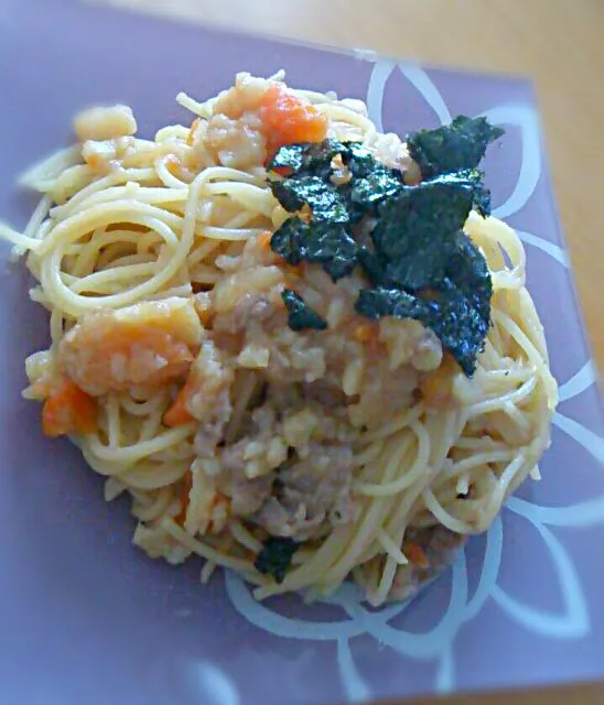 残った肉じゃがでパスタ(^^)v|みなさん