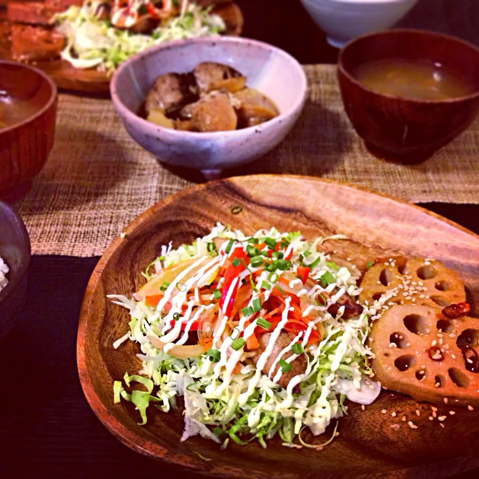 今日の夜ご飯 2014.3.6|あいこ ⁎ˇ◡ˇ⁎さん